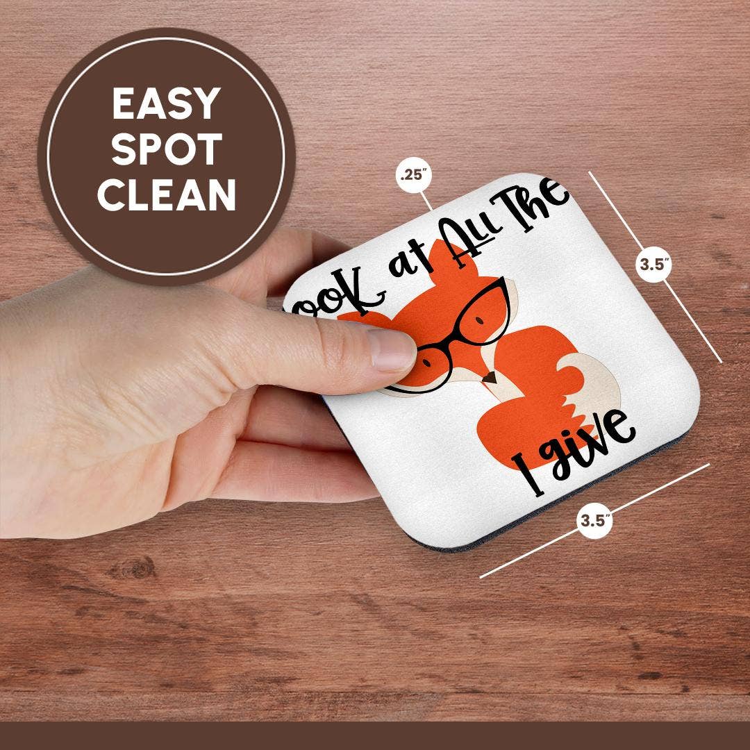 3dRose - Vendita all'ingrosso Sottobicchiere - 3dRose, Guarda Tutte le Volpi che Do, Sottobicchiere13