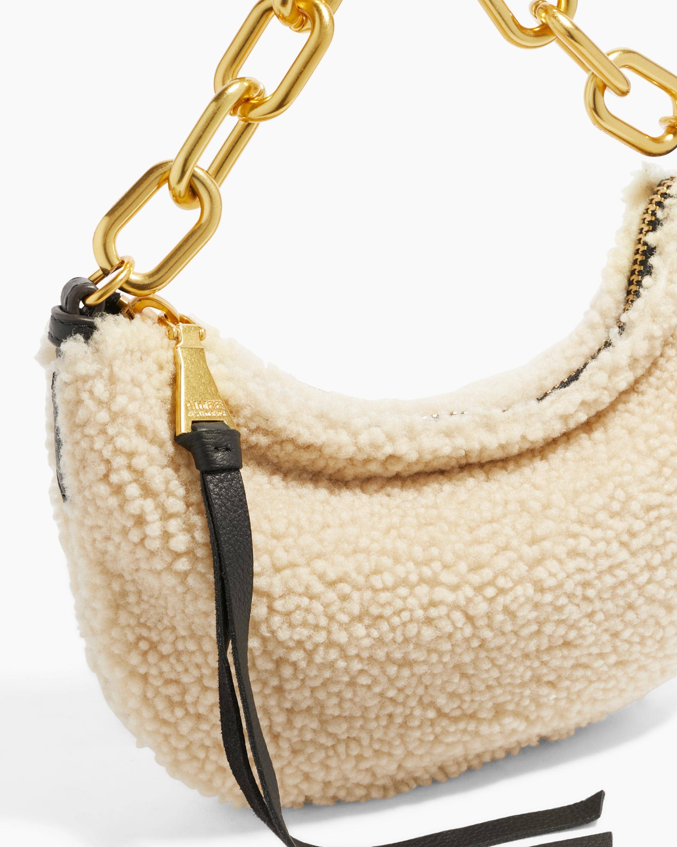 Natural Shearling Good Fortune Novelty Crossbody for wholesale on Faire4