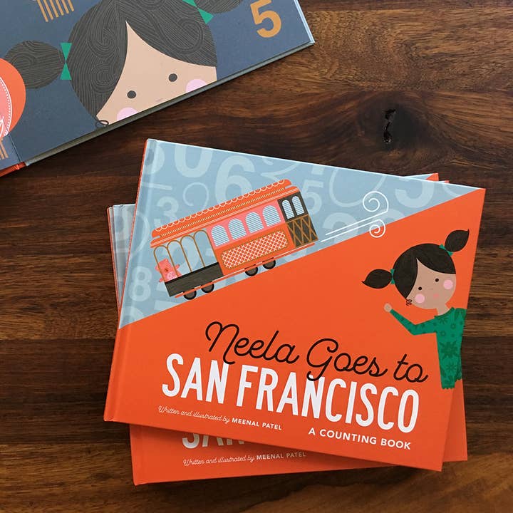 Meenal Patel Studio - Wholesale Preschool Book (3-5) - Neela Goes to San Francisco Children's Book6