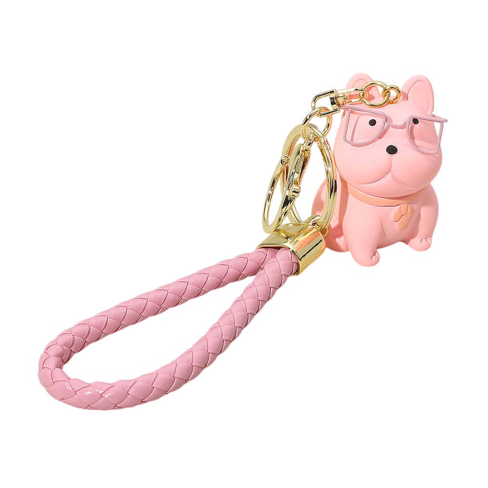 Sensibling Corp. - Wholesale Keychain - Women's - 12PCS - Cute Dog Braided Loop Keychains / Bag Charms4