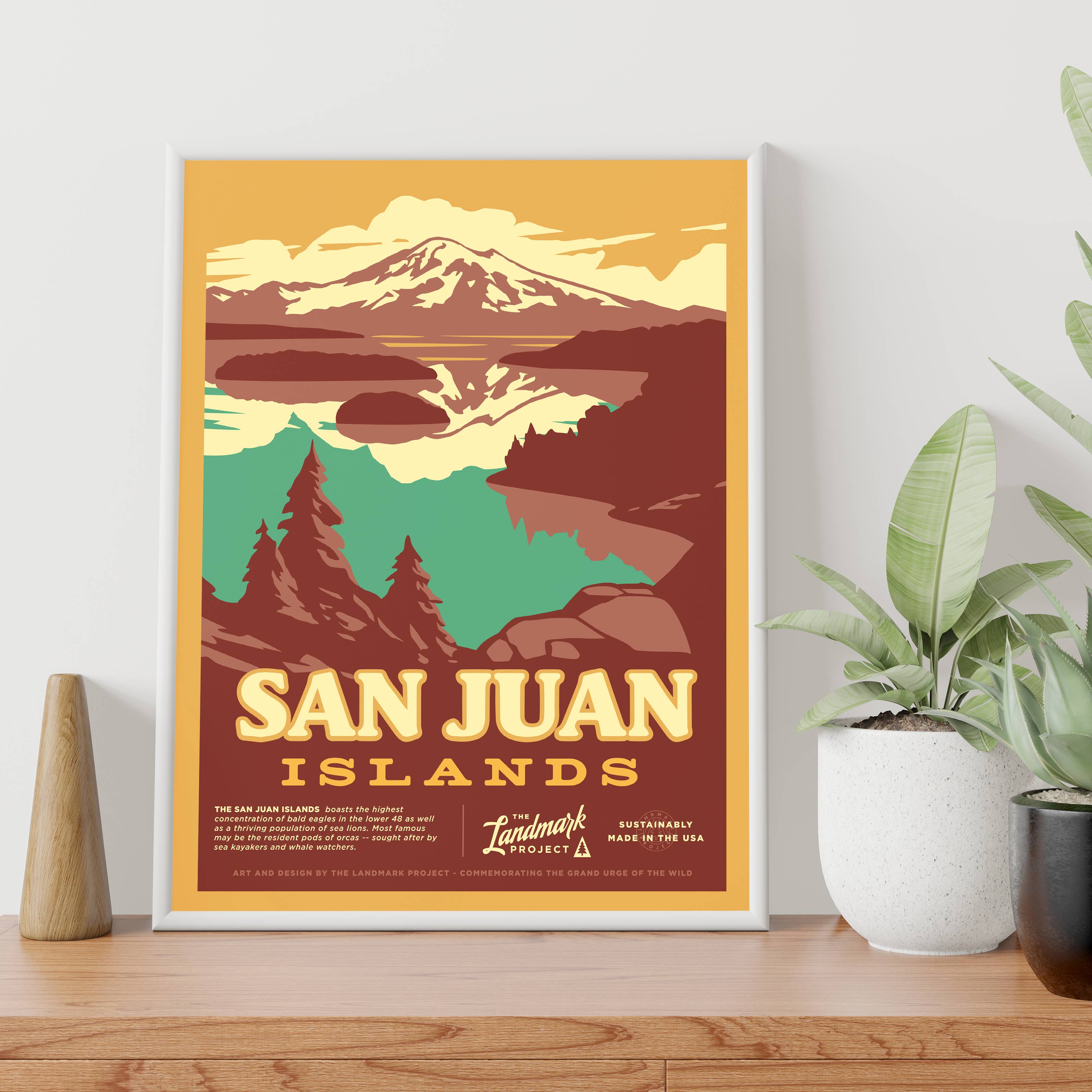 The Landmark Project – Großhandel Poster – San Juan-Inseln - 12x16 Poster1