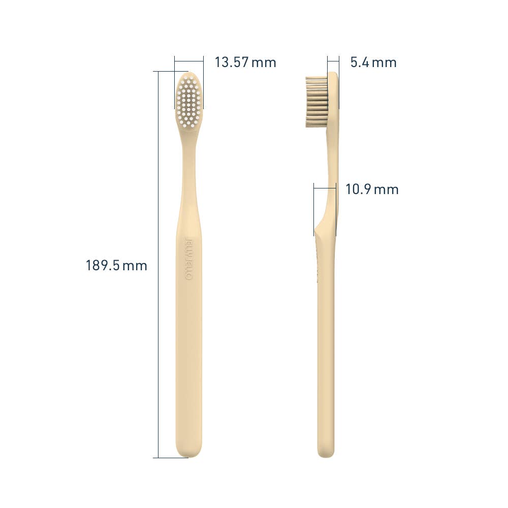 BeAll - Wholesale Toothbrush - Jelly Jello Toothbrush, Biodegradable Eco-Friendly- 18Colors32