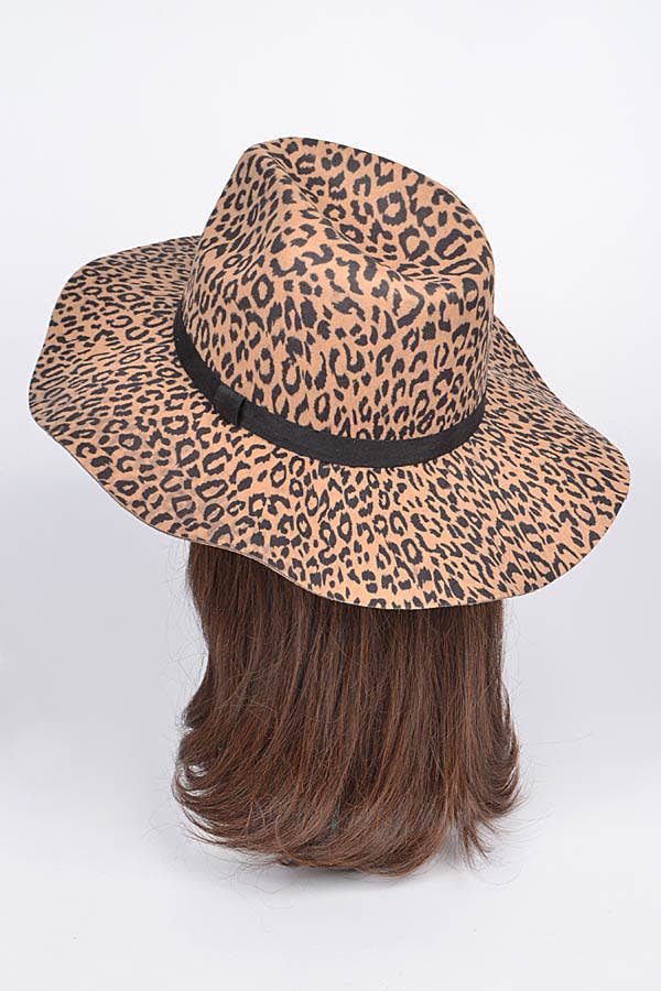 Shop Neighbors - Wholesale Fedora - Women's - Leopard Print Fedora3