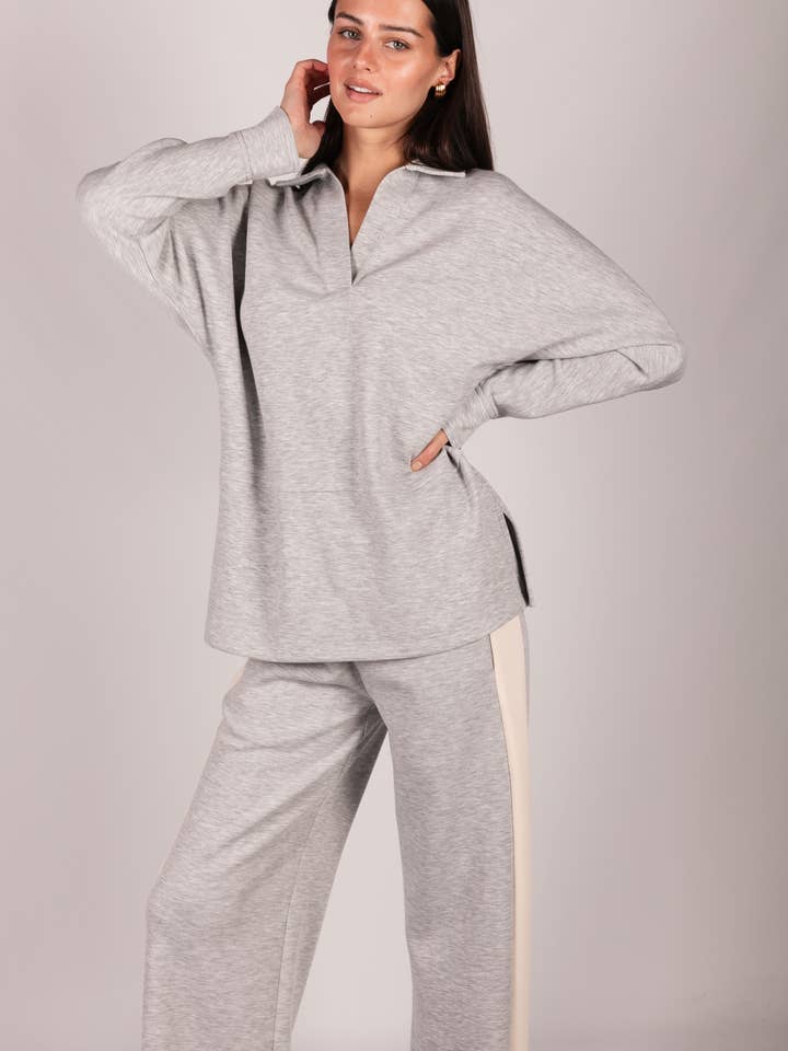 P. CILL - Wholesale T-Shirt - Women's - P. CILL Butter Modal Collared Long Sleeve Top36