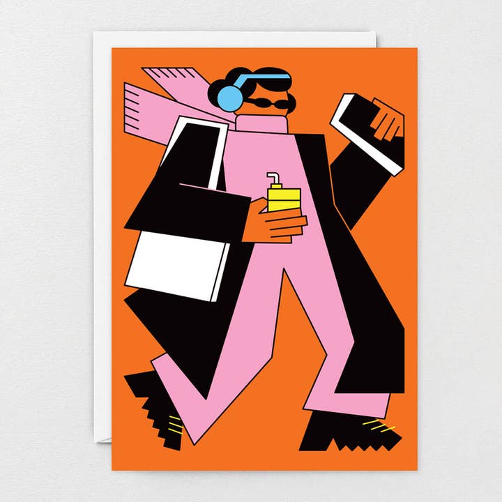 Redy. - Wholesale Everyday Greeting Card - Designer On A Rush Art Card (Folded) + Envelope1