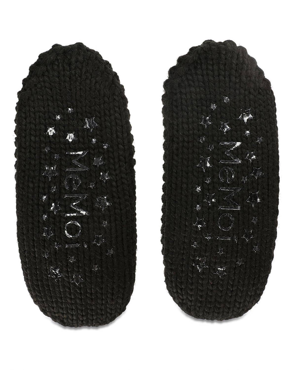 Infinity Classics International Inc. – wholesale Slippers – Women's – Women's Pom Pom Recycled Knit Sherpa Lined Slippers1