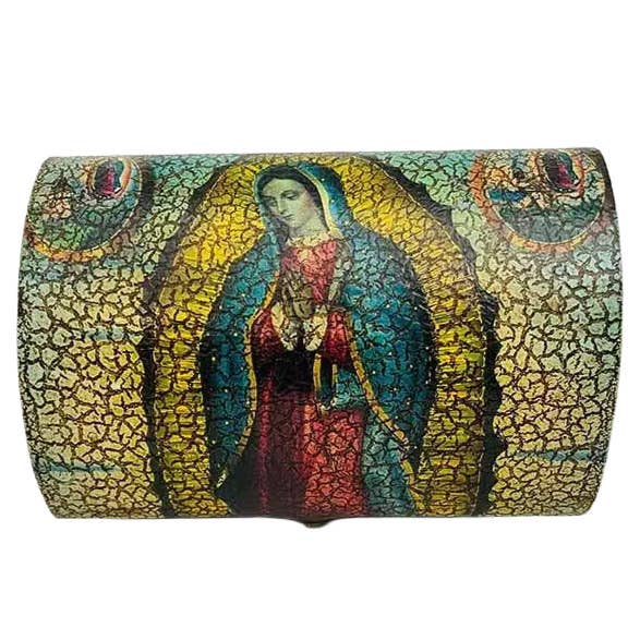 Oremus Mercy – Caixa decorativa por atacado – Altar Portátil de Nossa Senhora de Guadalupe 6"2