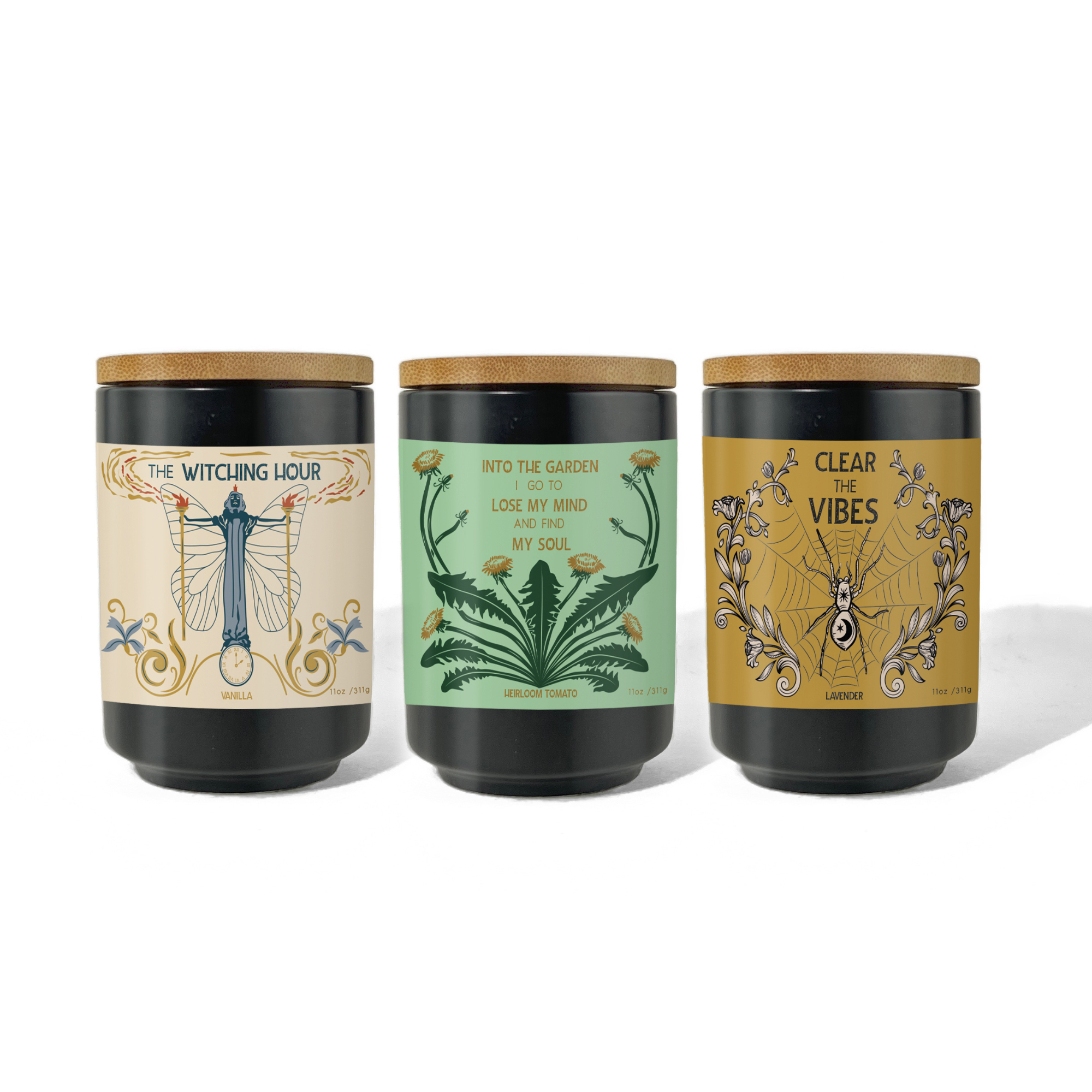 Sow the Magic - Vendita all'ingrosso Candela in vasetto - Candela da giardino The Witching Hour alla vaniglia1