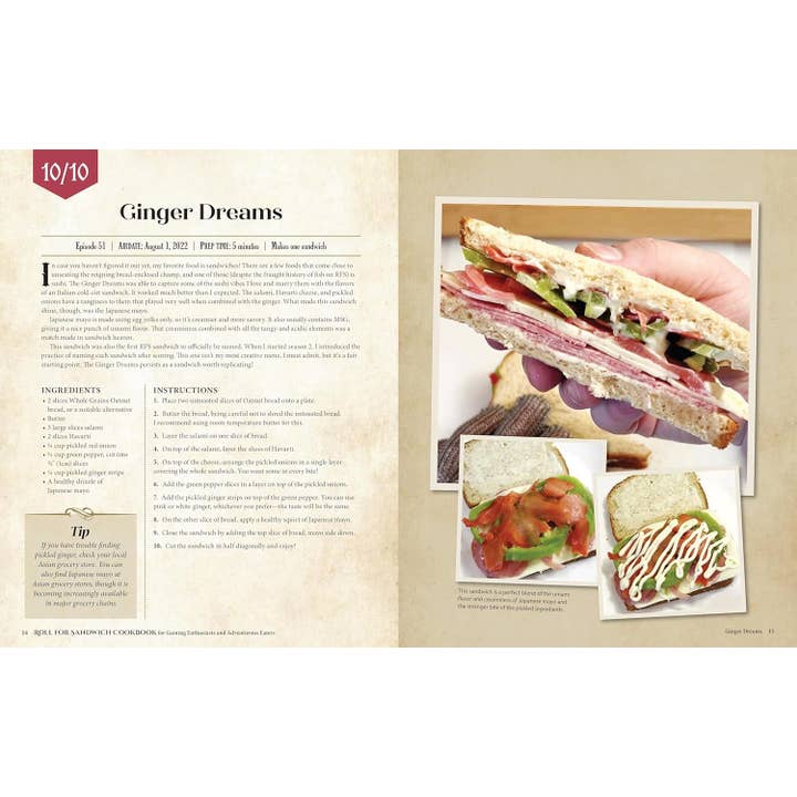 Fox Chapel Publishing - Wholesale Cookbooks & Food - Roll for Sandwich® Cookbook for Gaming Enthusiasts4
