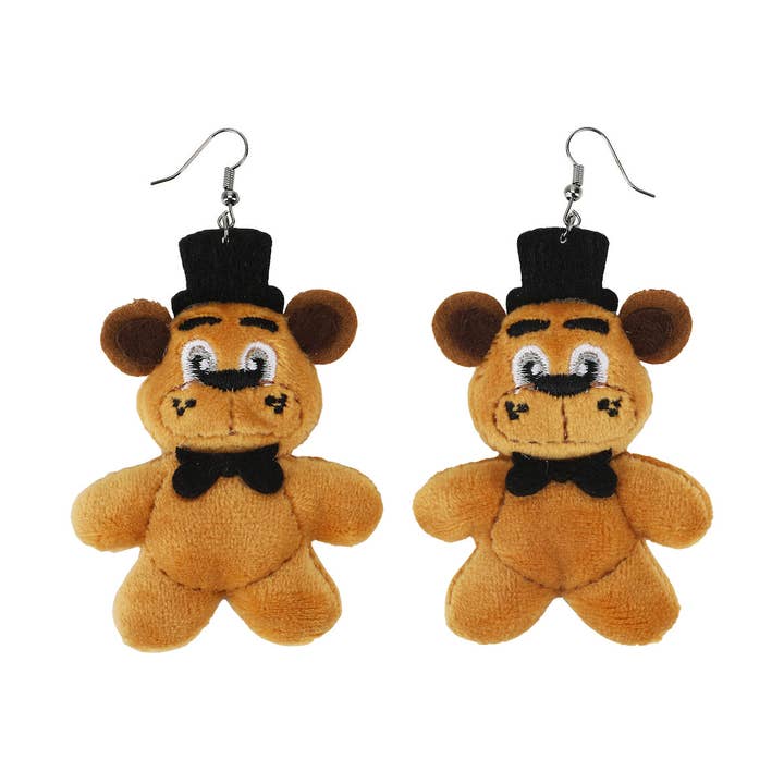 Five Nights at Freddy's Plush Earrings for wholesale by Bioworld Merchandising