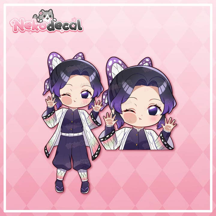 Nekodecal - Wholesale Sticker - Pressed Chibi Peekers11