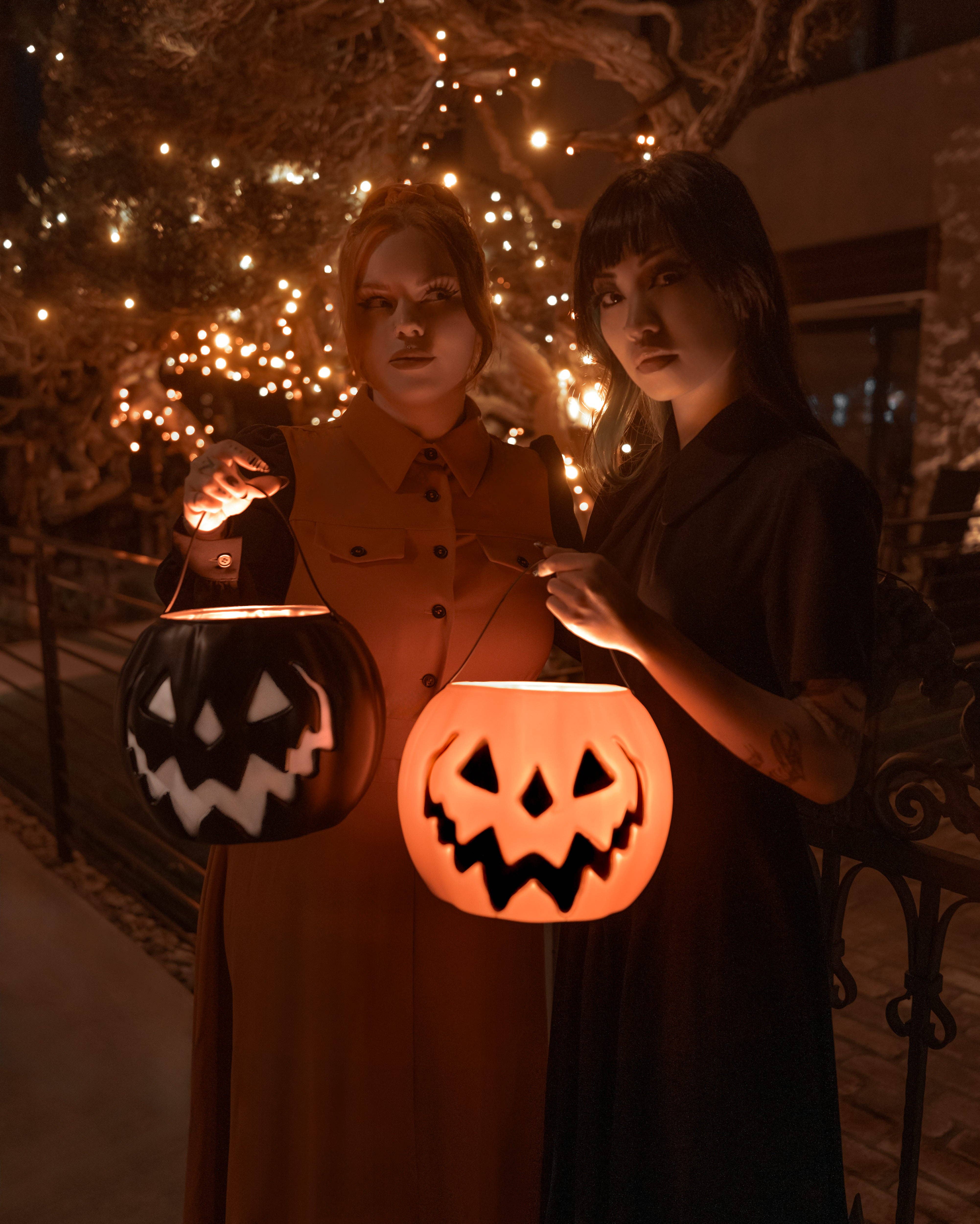 Lively Ghosts – wholesale Bucket/pail – Orange Haunted Hallows Pumpkin Pail18