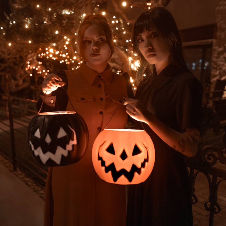 Lively Ghosts - Vendita all'ingrosso Secchi/Secchielli - Secchio per zucca Orange Haunted Hallows18