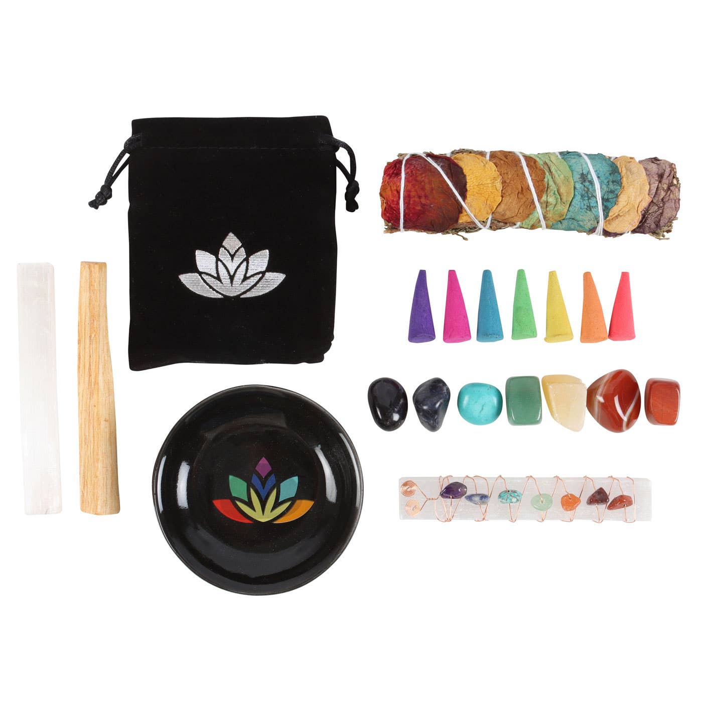 Something Different Wholesale – wholesale Meditation supplies – Sacred Chakra Deluxe Healing and Wellness Kit4