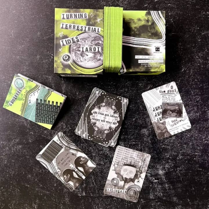 Turning Terrestrial Tides Tarot Deck for wholesale by PM Press
