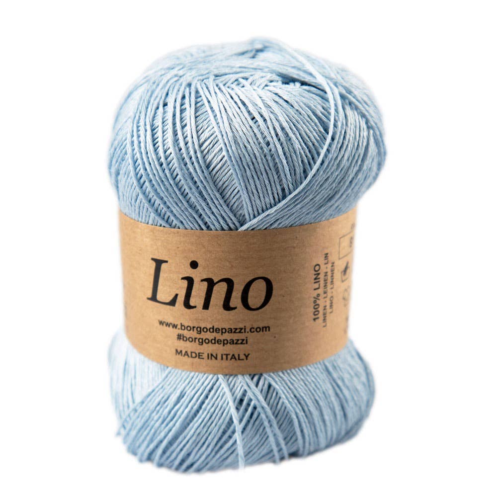 Borgo de' Pazzi - Firenze – Großhandel Garn – Lino - Leinenwolle 10 x 50 g Knäuel16