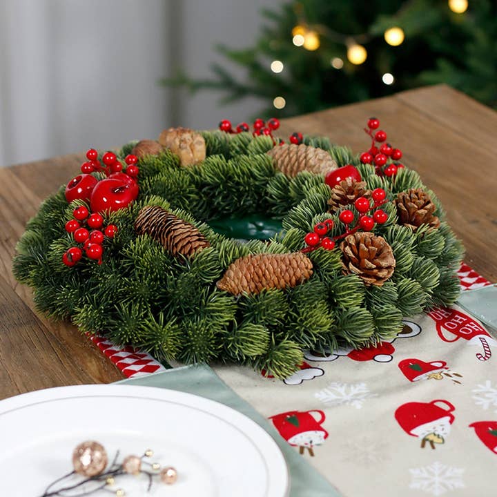 Grinalda de Natal Ins Nordic Faux Nordic Pine_CWMM9926 por atacado de ACCITY