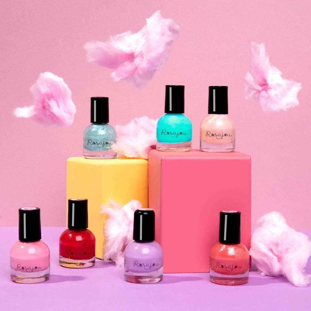 Rosajou – wholesale Nagellack - Barn – "Lagon" vegansk vattenbaserad peelbar nagellack för barn5