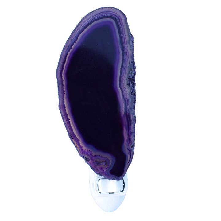 California Seashell Company - Wholesale Night Light - 3"+ Sliced Agate Night Light - Choose from Assorted Colors
