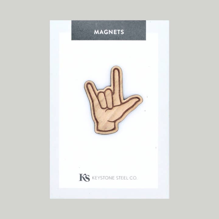 Jag älskar dig på ASL Magnetpaket med 1 för wholesale av Keystone Steel Co.