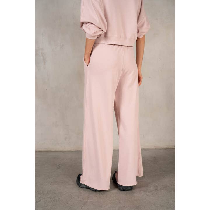 lalamia - Wholesale Pants - Women's - Matching Rib Wide Oversize Sweatpants37