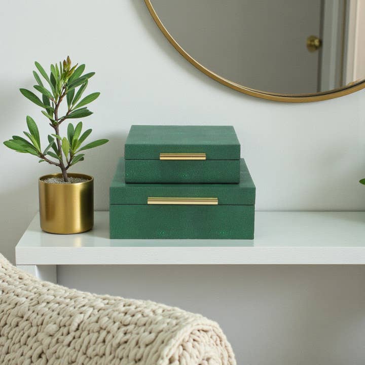 Cheungs Home Decor - Wholesale Decorative Box - Lusan Square Decorative Box Set16