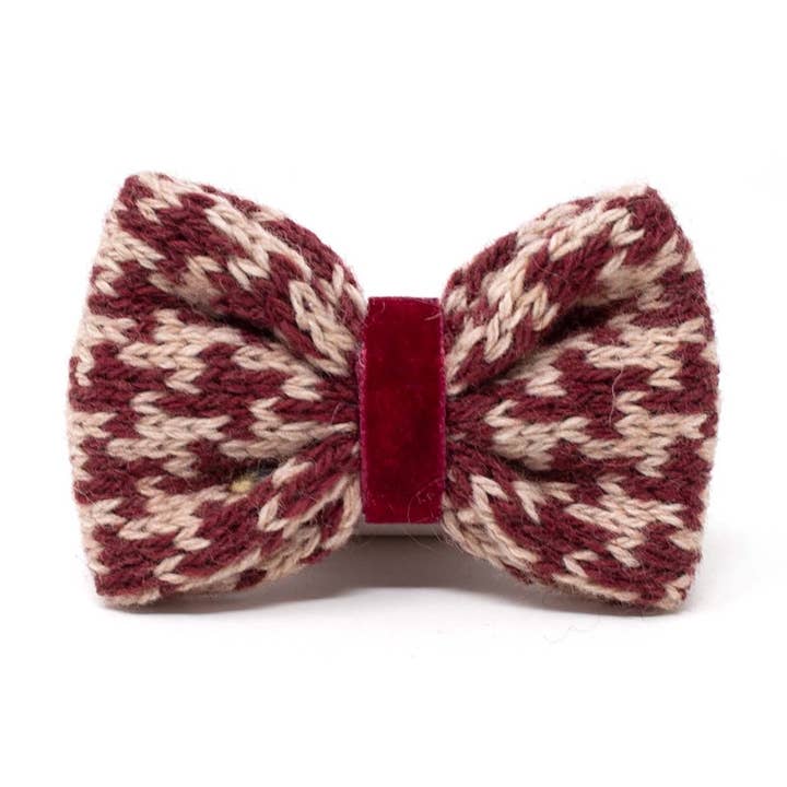 Knightsbridge - Houndstooth '25 Collection - Dog Bow Tie for wholesale by Stocky & Dee
