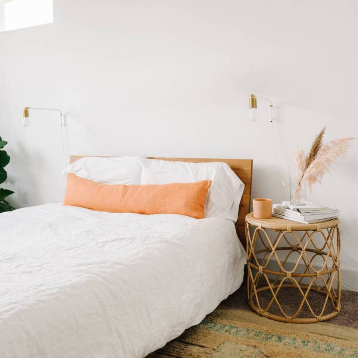 Stonewashed Linen Duvet Cover - White for wholesale by Apartment F - shipping from Austin, TX