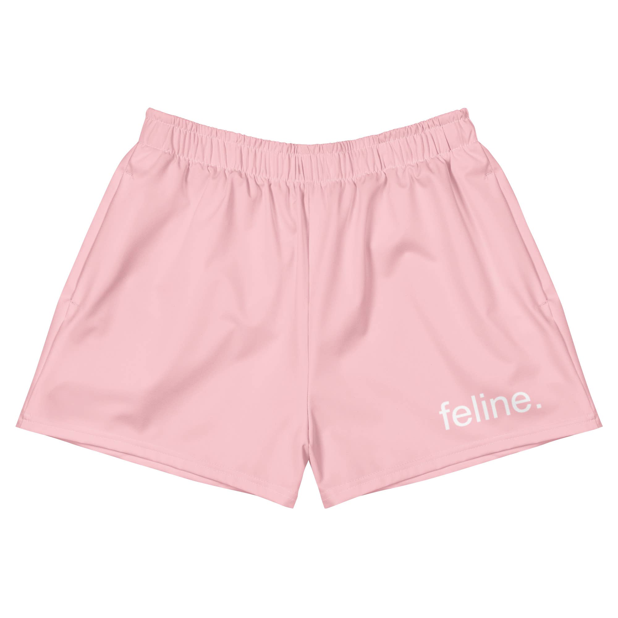 Feline Apparel - Wholesale Athletic Shorts - Women's - Blush Athletic Shorts2