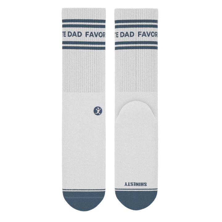 Shinesty, Inc - Wholesale Socks – Unisex - The Favorite Dad | Father's Day Heel Hammock™ Crew Socks3