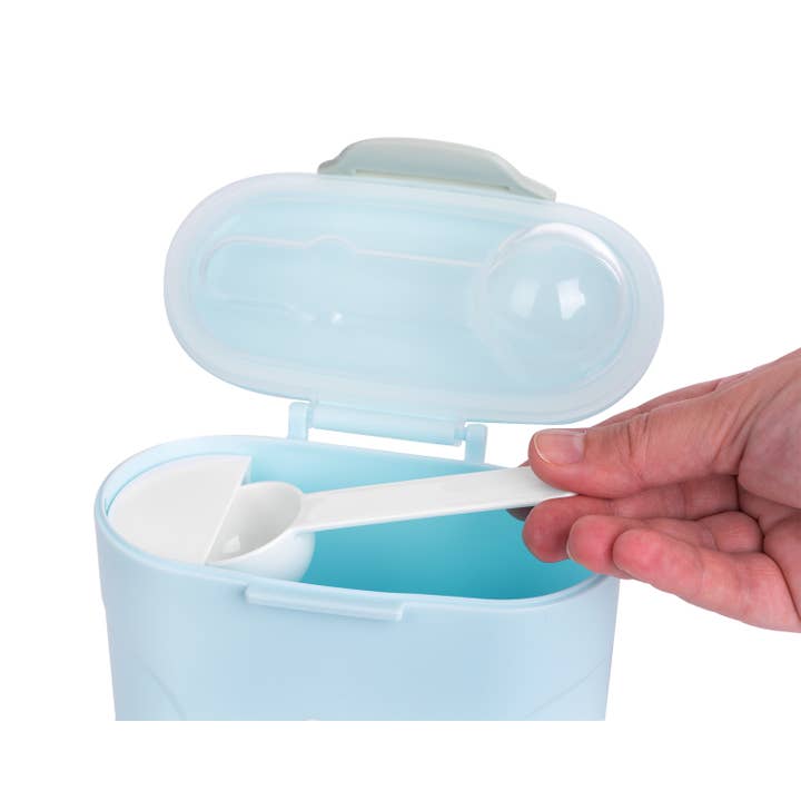 Kikkaboo – wholesale Matningsset - Baby – Mjölkpulverdispenser med sked 130g Blå