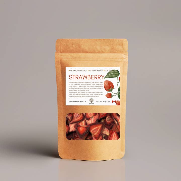 FreshDried - Wholesale Dried/dehydrated fruit - Dried Strawberry Slices - organic0