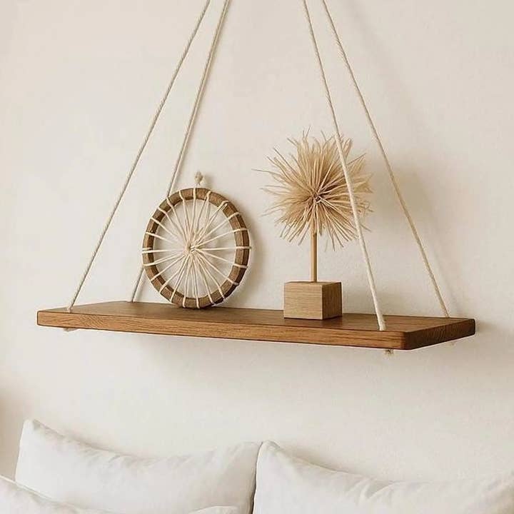 Mensola galleggiante in legno marrone - 20 pollici per la vendita all'ingrosso da parte di Atelier HM Design