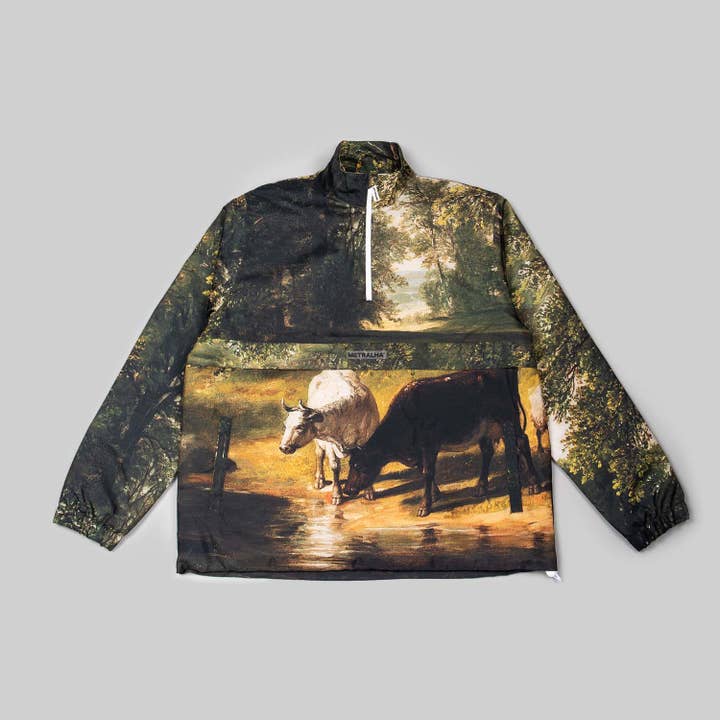 Coupe-vent à motif peinture à l’huile pour la vente par Metralha Worldwide