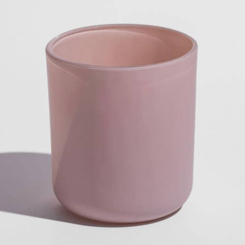 12oz Eden Matte Blush Candle Jar for wholesale by Hive and Honey Candle Supply