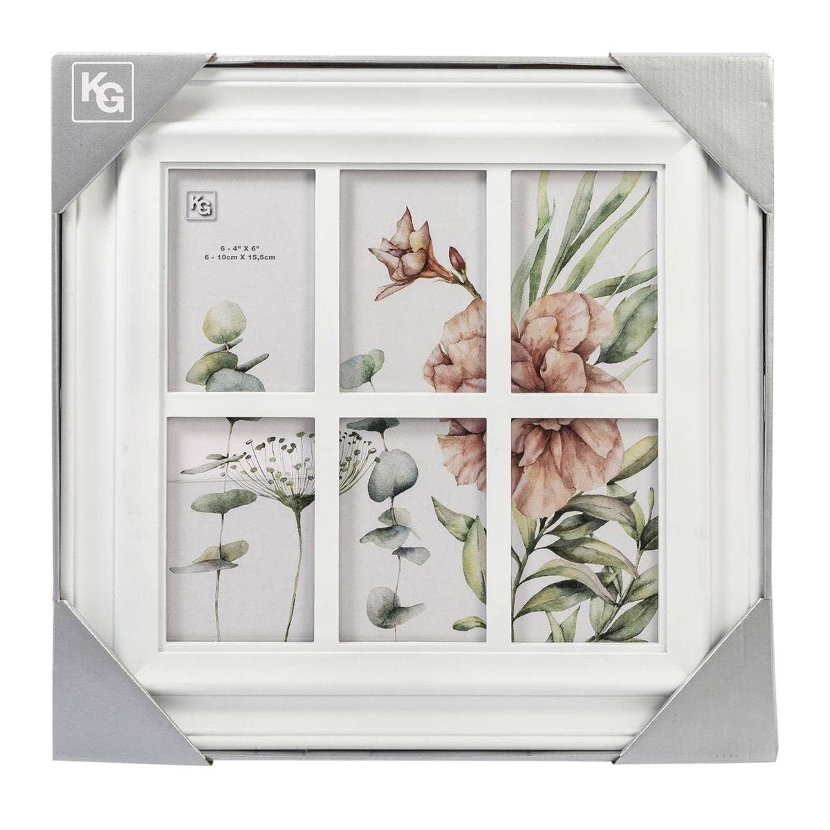 Kiera Grace - Wholesale Picture Frame - Kiera Grace Brae Collage 6-4X6" OPENING COLLAGE FRAME3