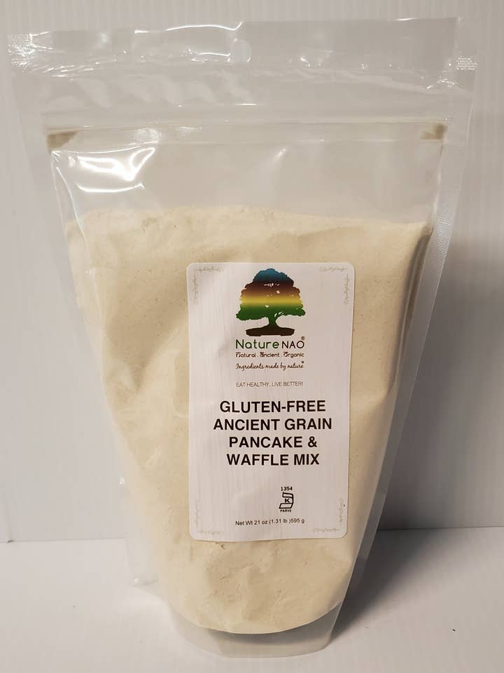 Gluten-Free Ancient Grain Pancake & Waffle Mix for wholesale by NatureNAO
