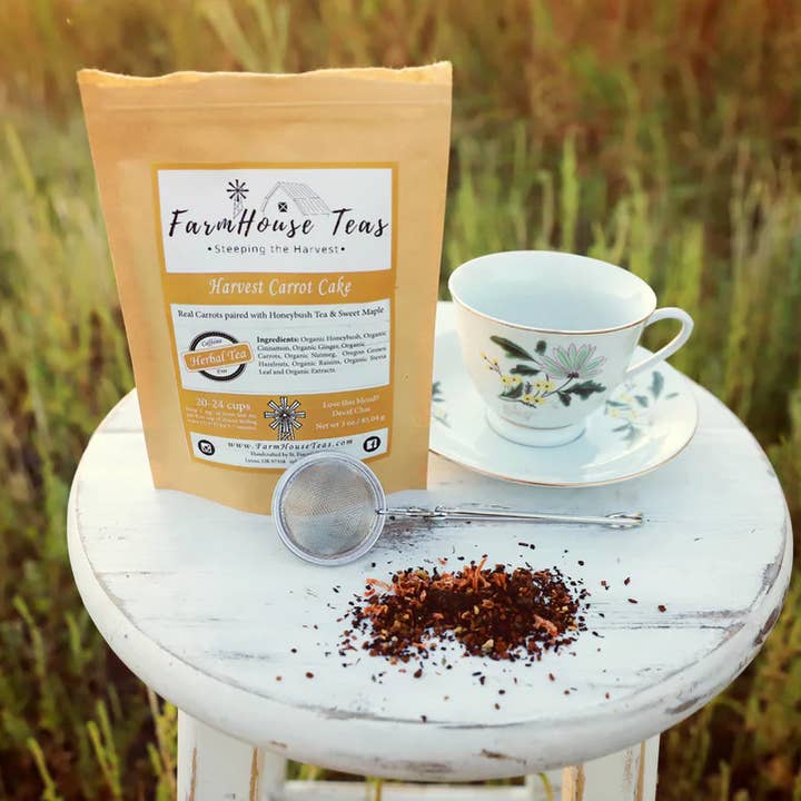 Farmhouse Teas - Wholesale Loose Tea - Harvest Carrot Cake Organic Loose Leaf Tea