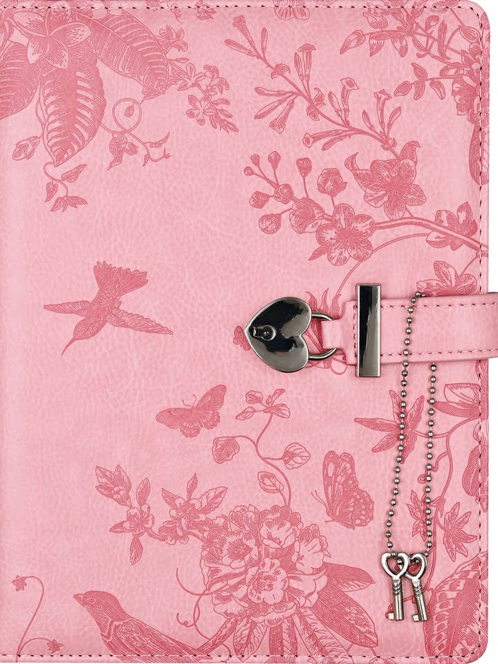 Artisan Hummingbird Locking Journal for wholesale by Peter Pauper Press