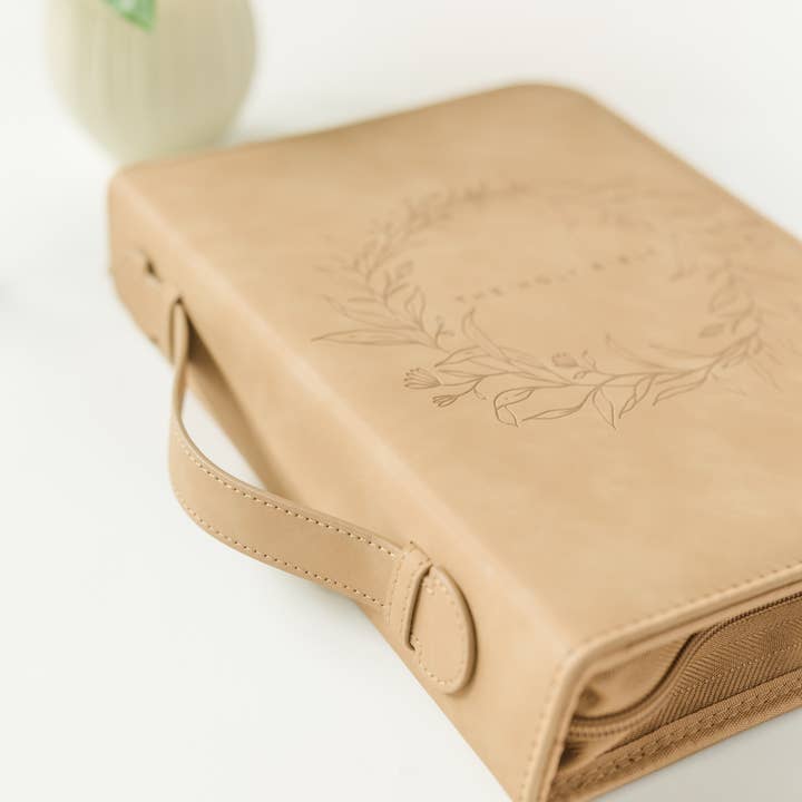 Ever, AJ - Wholesale Bible Cover - Bible Cover, Vegan Leather, Wreath Bible Case, Holy Bible14