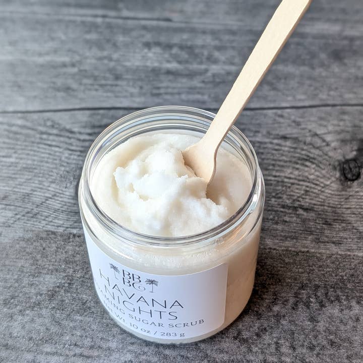 Beachy Bubbles Bath Co - Wholesale Body Scrub/Exfoliant - Men's - Havana Nights Men's Body Scrub2