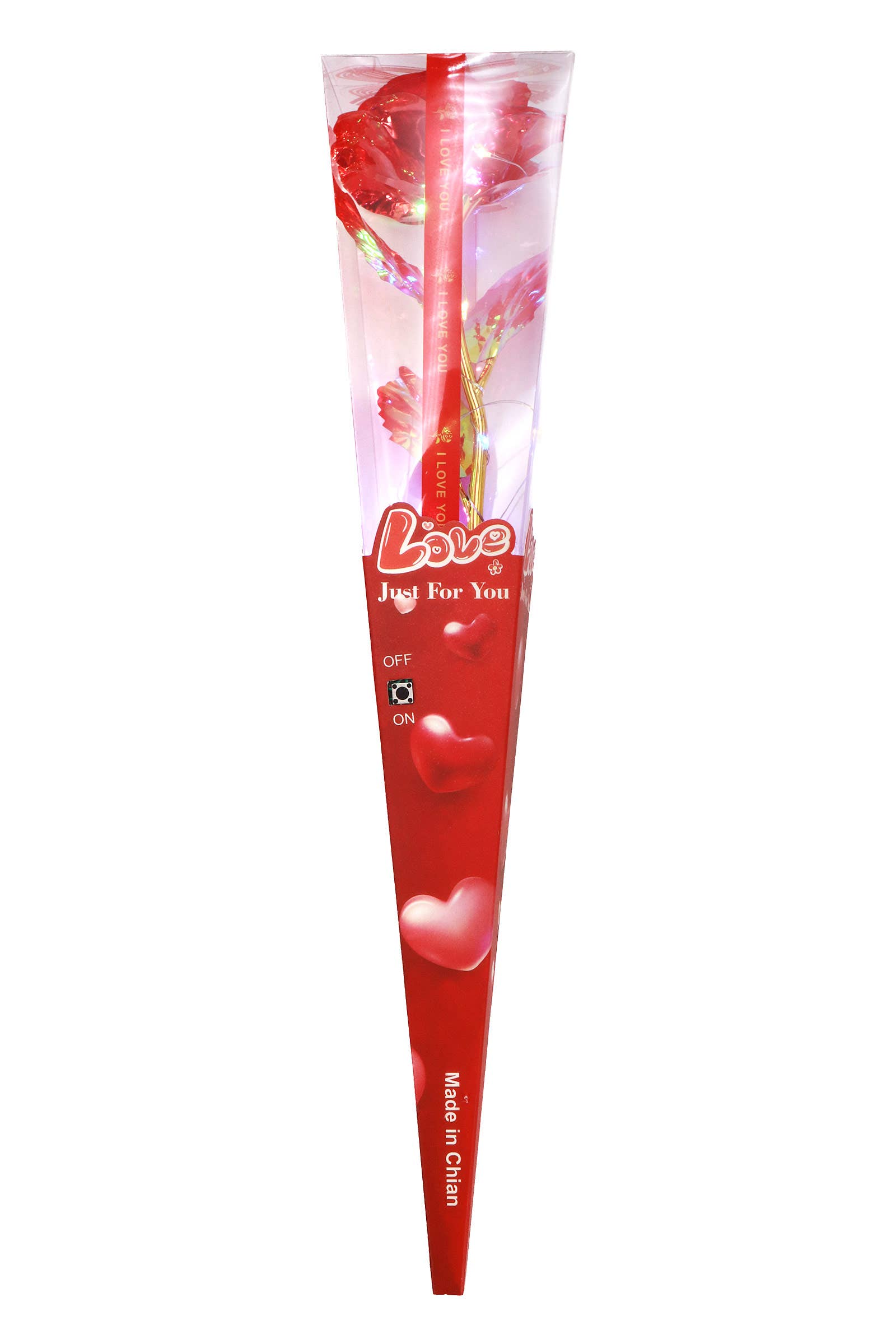 ASSORTED Shiny Metallic Galaxy Rose Light-up Gift Box for wholesale on Faire8