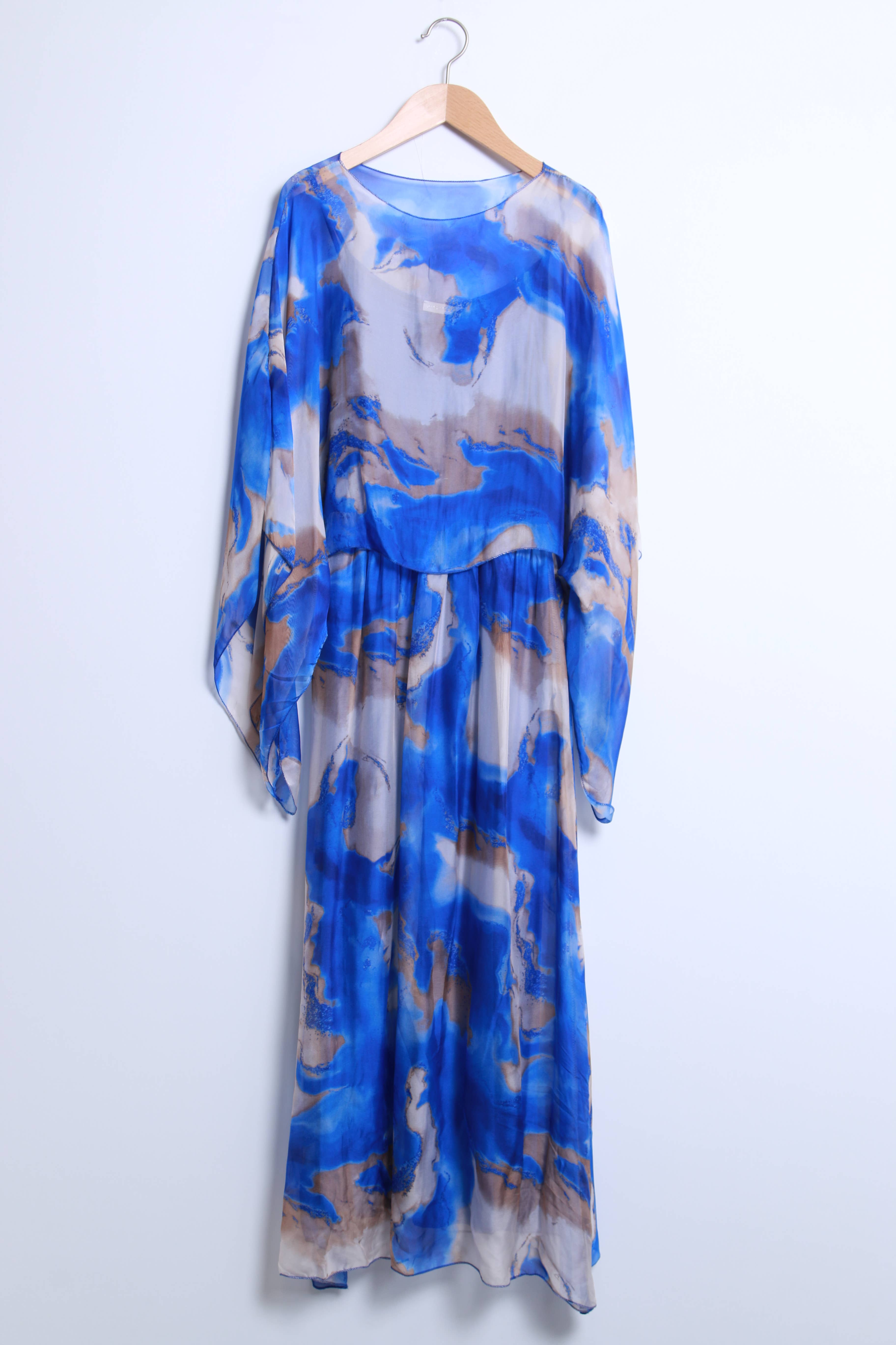 Shyloh - Wholesale Dress - Women's - 2-in-1 printed silk dress 304680
