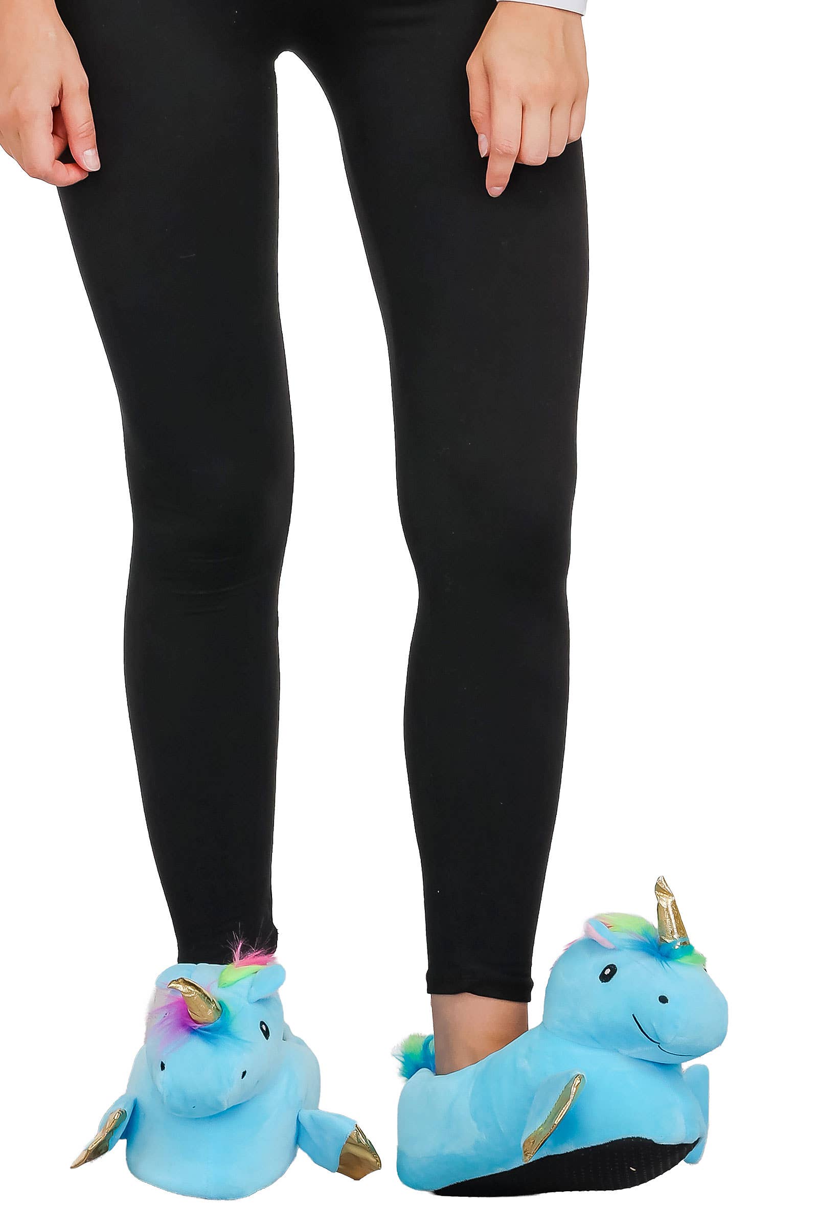 Cap Zone - Wholesale Slippers - Women's - Unicorn Plush Indoor Lounge Sock Slippers21