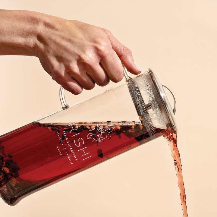 Rishi Tea & Botanicals - Wholesale Tea Pot - Simple Brew Borosilicate Glass Teapot for Loose Tea (1000mL)1