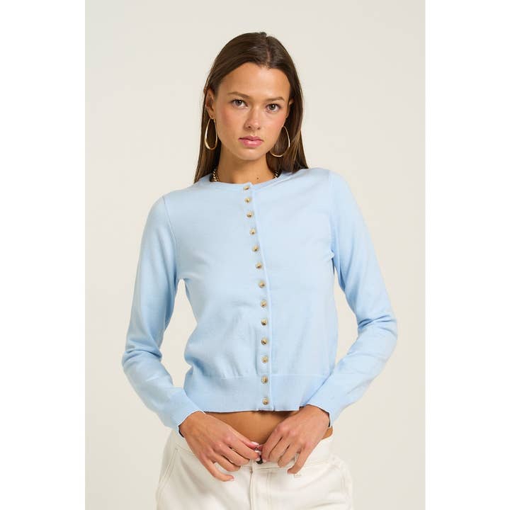 Cardigan en maille aux couleurs pastel vives pour la vente par The GREii