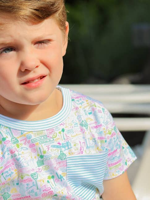 Malibu Multi Los Angeles Pocket Tee for wholesale on Faire1