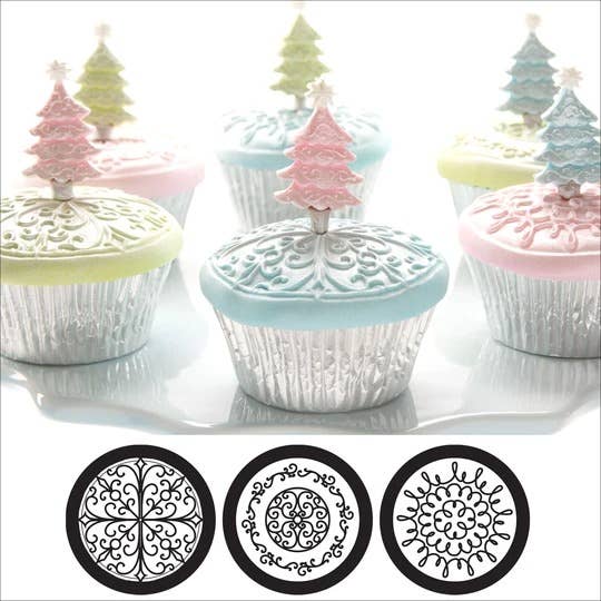 Cupcake and Cookie Texture Tops - Scroll for wholesale by Summitbaking