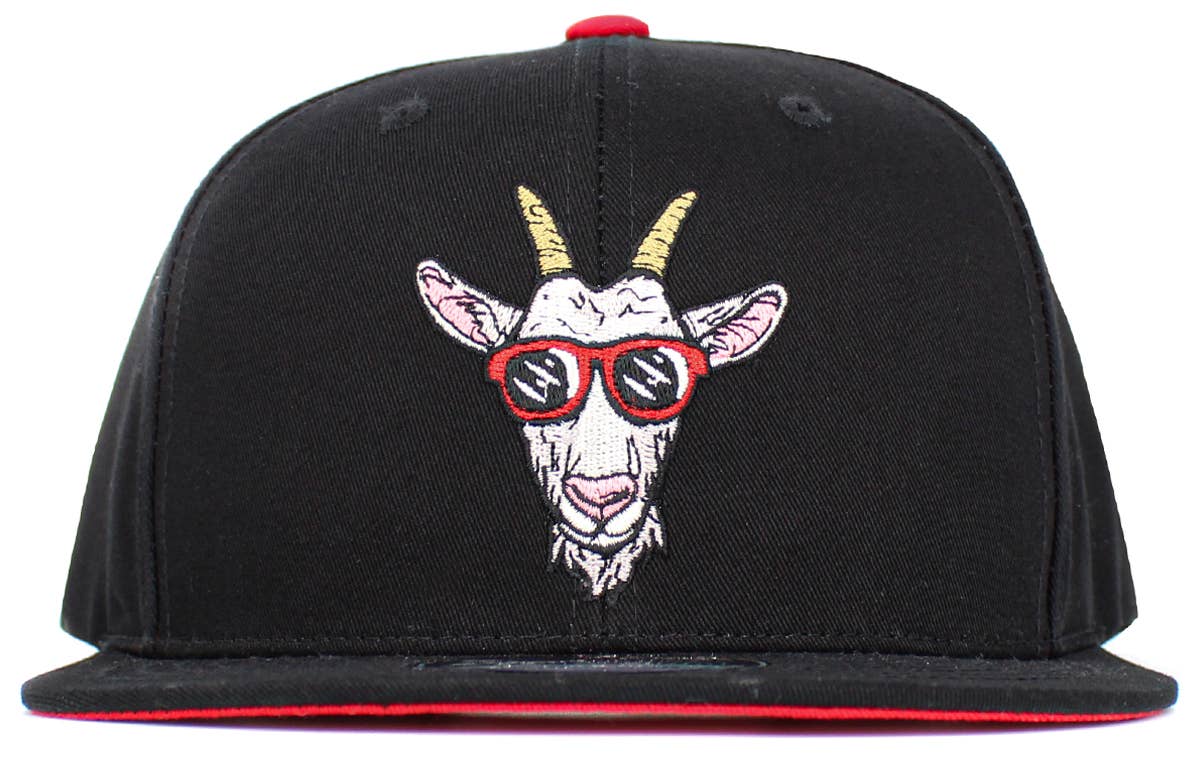 KBETHOS - Wholesale Flat Brim Cap - Men's - Goat Snapback1