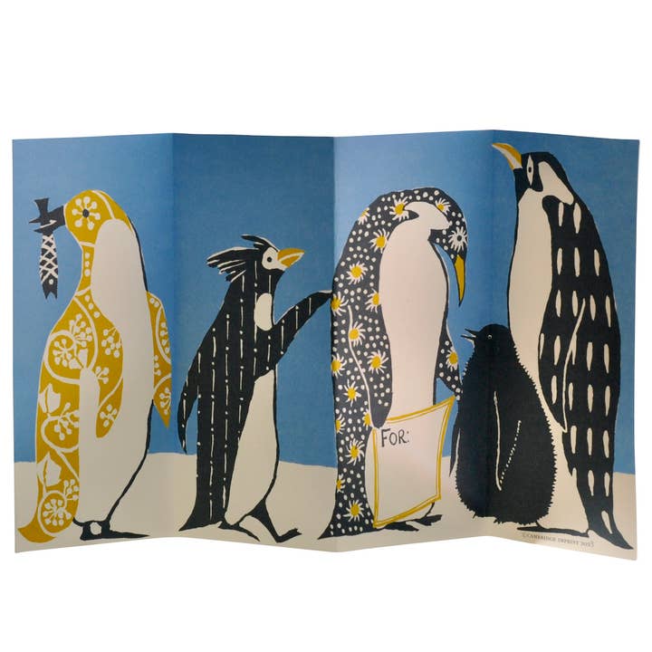 Speciale kaart pinguïns in kimono's voor wholesale door Cambridge Imprint